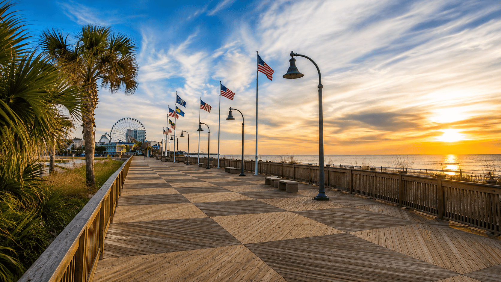 Myrtle Beach Boardwalk near Griffin Eye Center